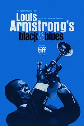 路易斯·阿姆斯特朗的黑人形象与蓝调音乐的海报